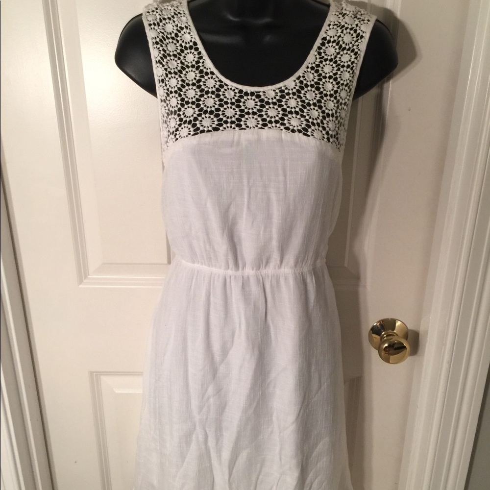 White cotton dress